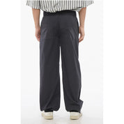 Birkenstock TEKLA Cotton Single Pleat Pants with Drawstring Men's Waist