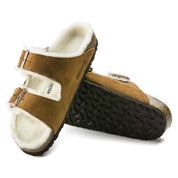Unisex Arizona Fur Shearling Sandal In Mink