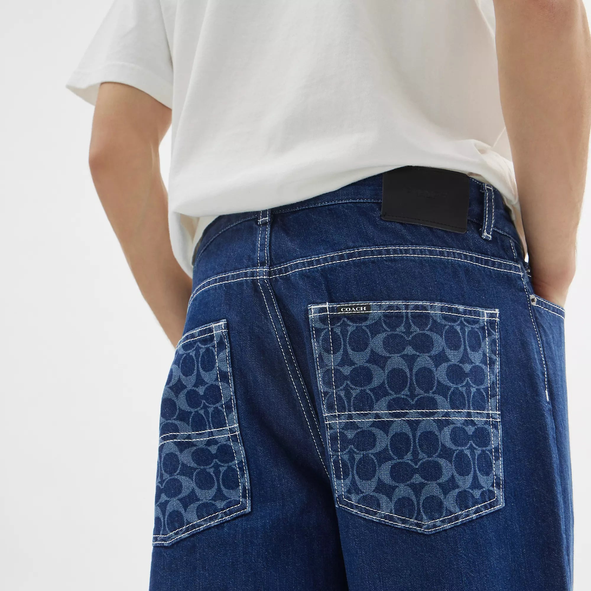 Coach Outlet Straight Fit Denim Jeans