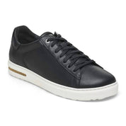 Unisex Bend Low Leather Sneakers In Black