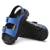 Youth Birkenstock Mogami Sandals Blue Birko-Flor Adjustable Strap HTAT352