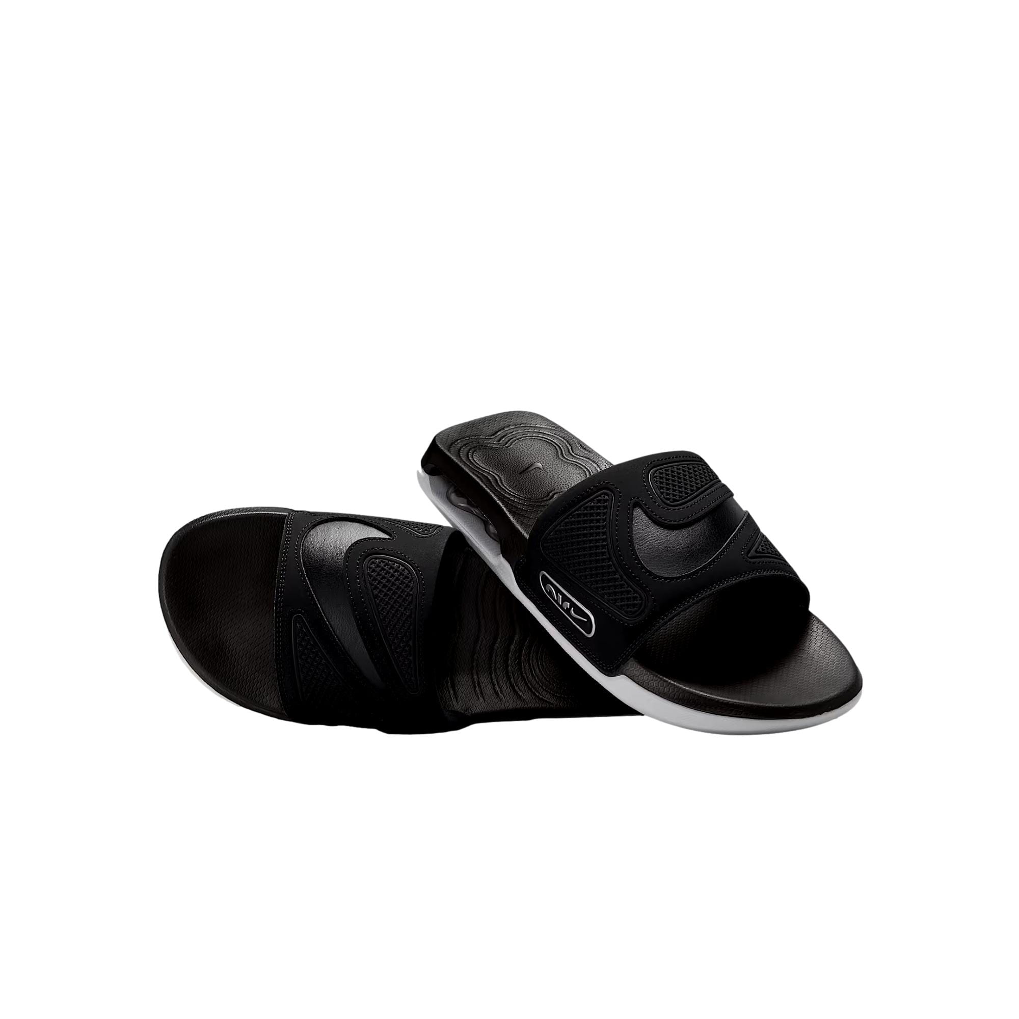 Men's Nike Air Max Cirro Slide Black / Black - Metallic Silver DC1460-004