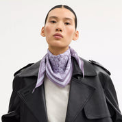 Coach Outlet Signature Silk Diamond Scarf