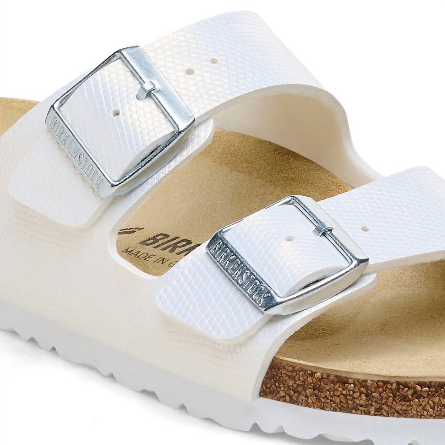 Women's Arizona Sandal In Lizard White