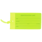 4pc Milleni Travel Jelly Luggage Suitcase Tags Loop Strap Name Address