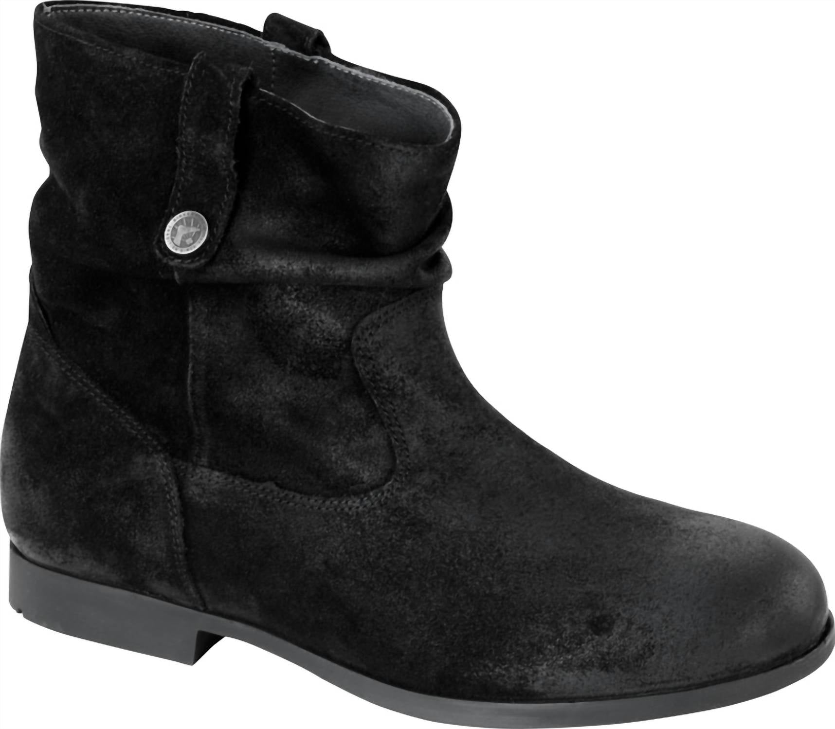 Women's Sarnia Boots In Black Waxed Suede