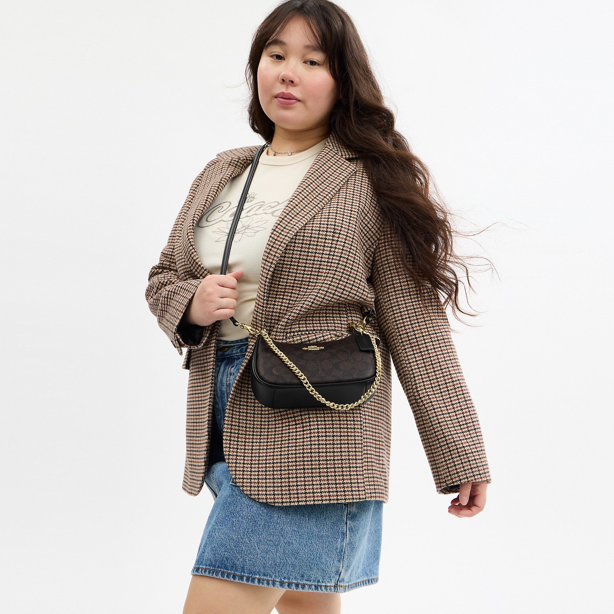 Coach Outlet Teri Mini Crossbody Bag In Signature Canvas
