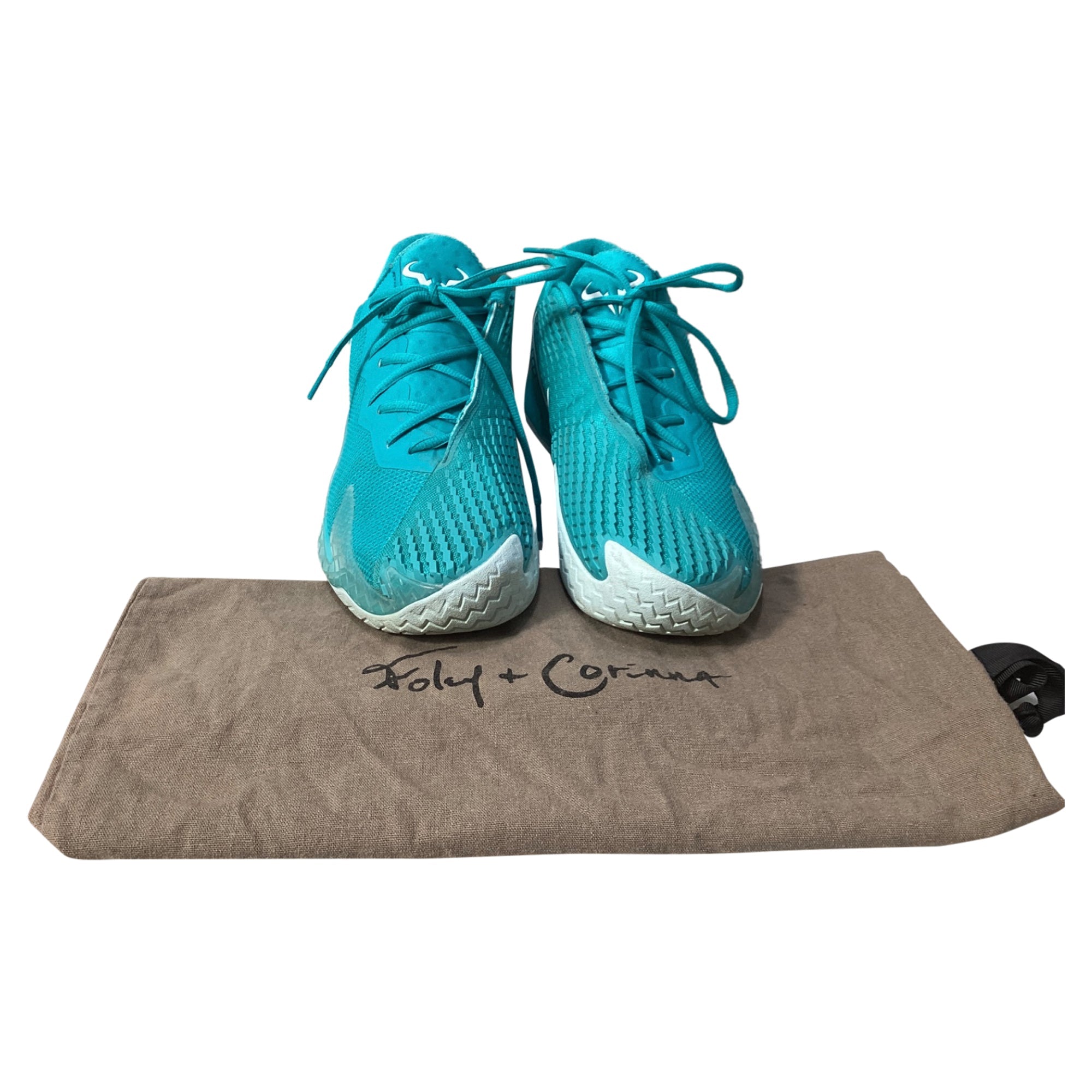 Nike Court Zoom Vapor Cage 4 Rafa Sneakerse in Turquoise Synthetic