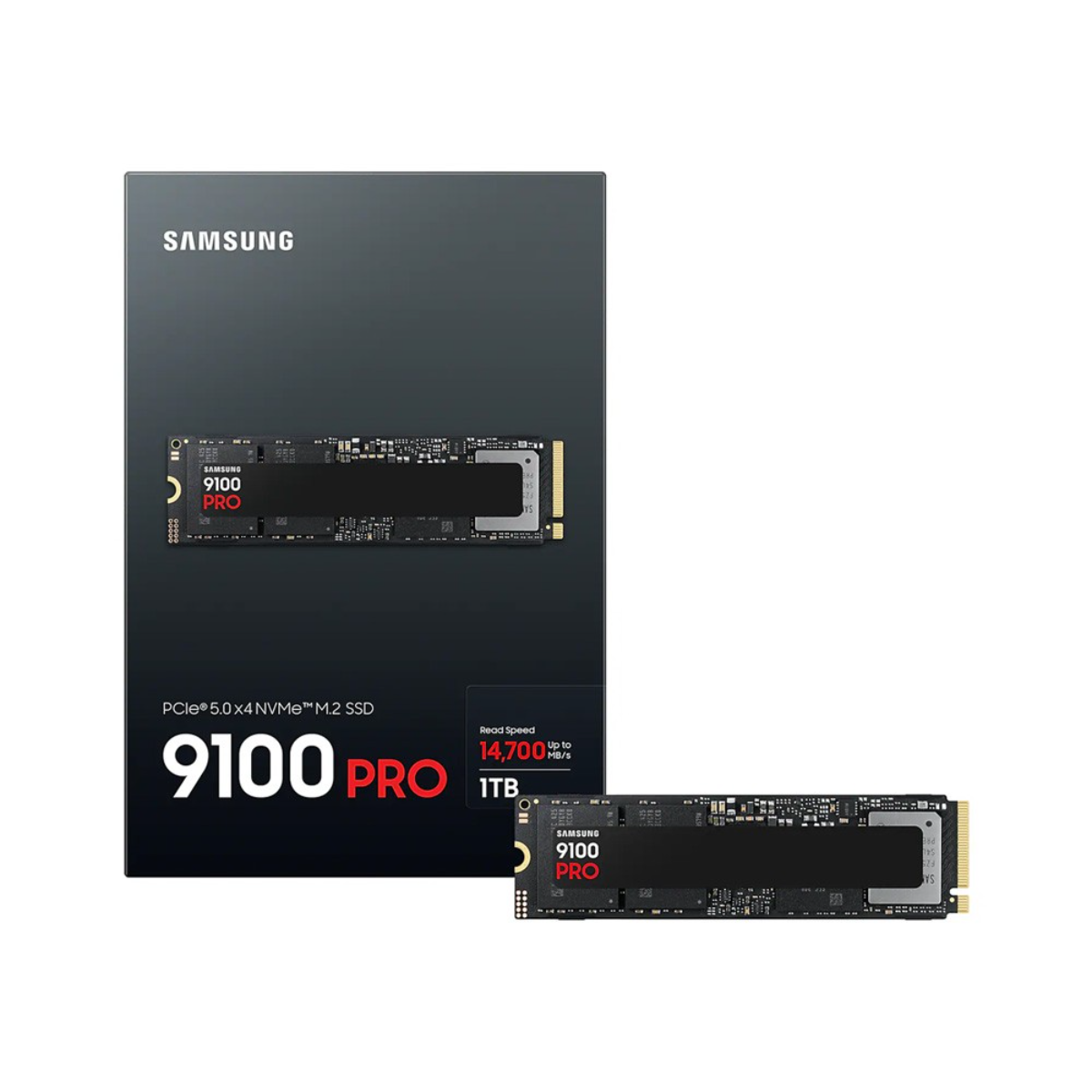 Samsung 9100 PRO 1TB PCIe Gen5 NVMe M.2 SSD