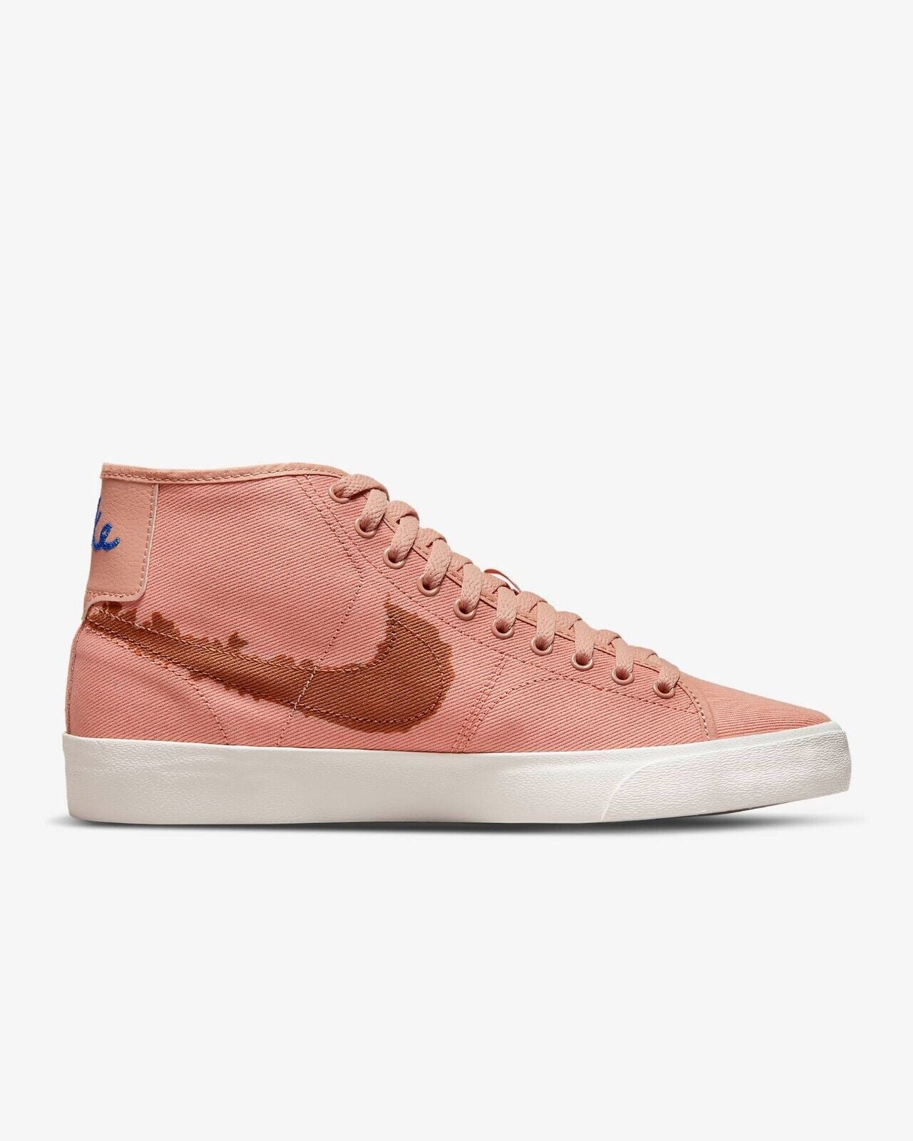 Men's Nike SB Blazer Court Mid Premium DM8553-601 Skateboard Shoes Rose Whisper