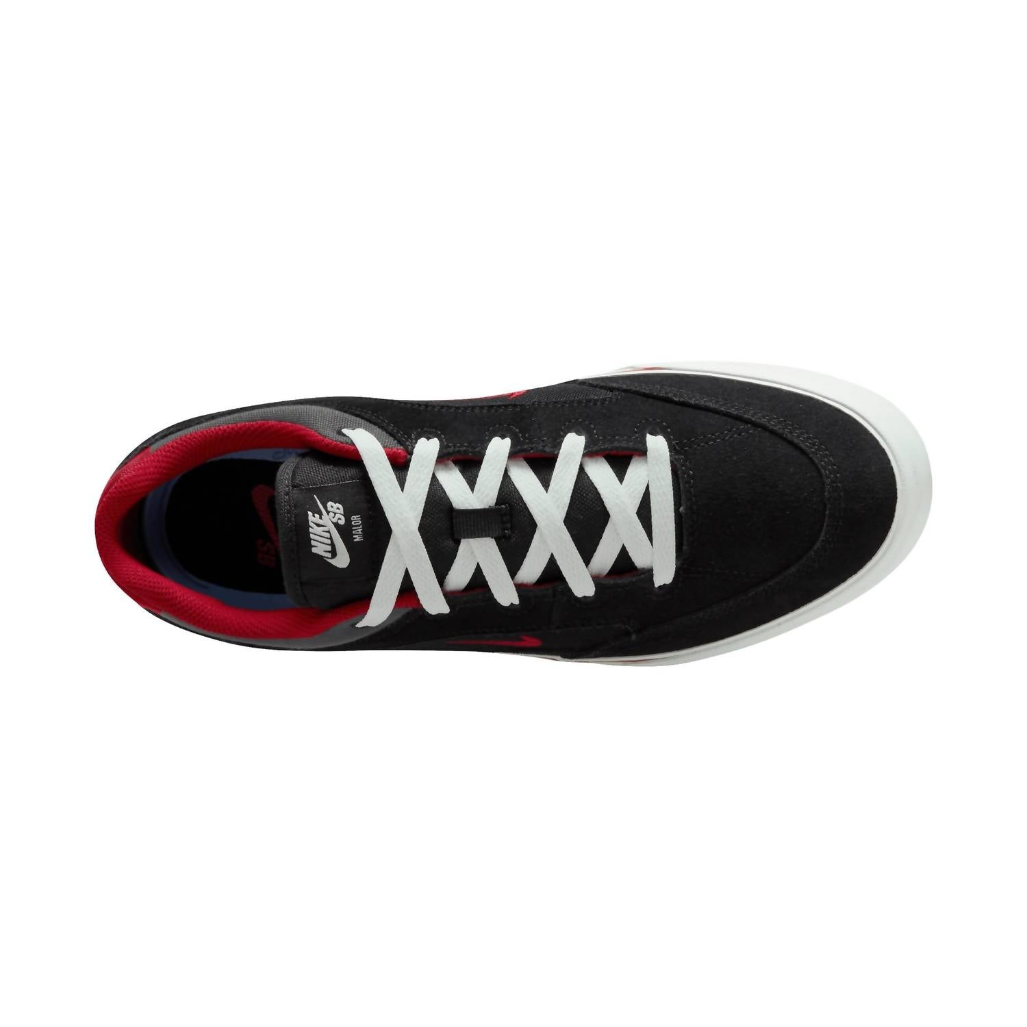 Men's Sb Malor Sneakers In Black Gym Red