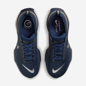 Men's Zoomx Invincible 3 Road Running Shoes In College Navy/metalic Silver