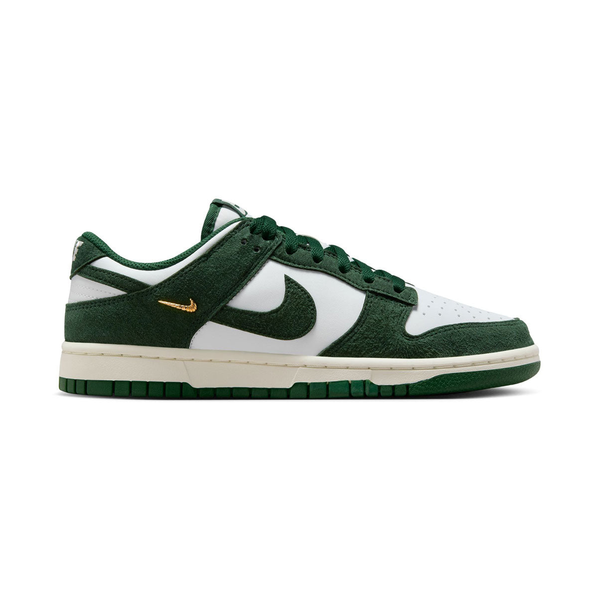 WOMENS NIKE DUNK LOW-SUMMIT WHITE/GORGE GREEN-IB4417-100