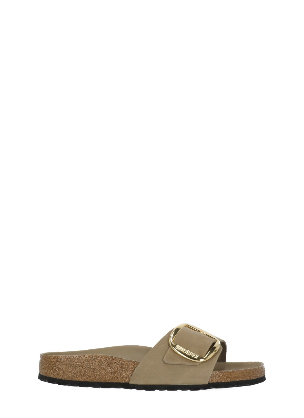 Beige Madrid Big Buckle Sandals