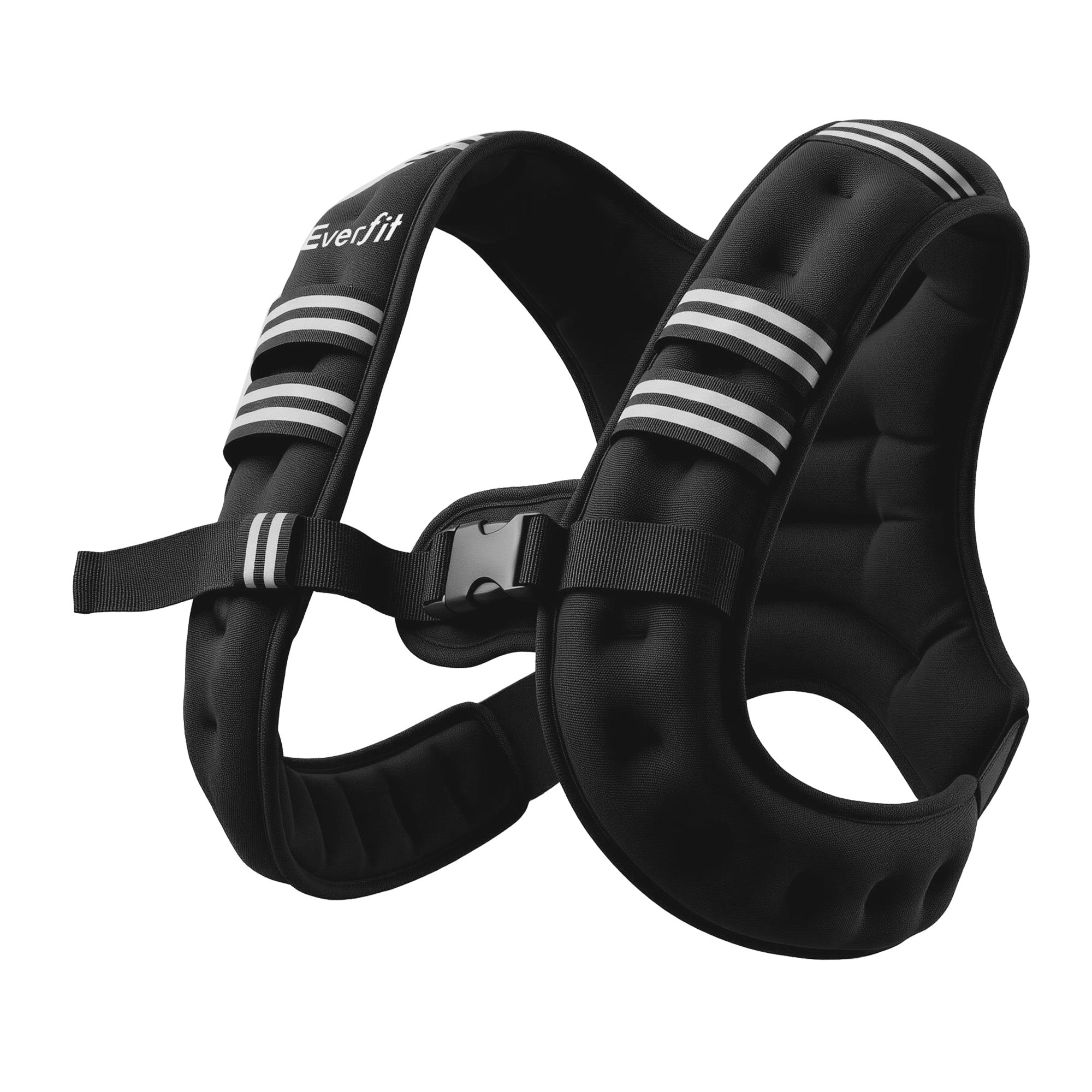 Everfit 8kg Weighted Vest Men Women, Reflective Running Vest with Armband Pouch