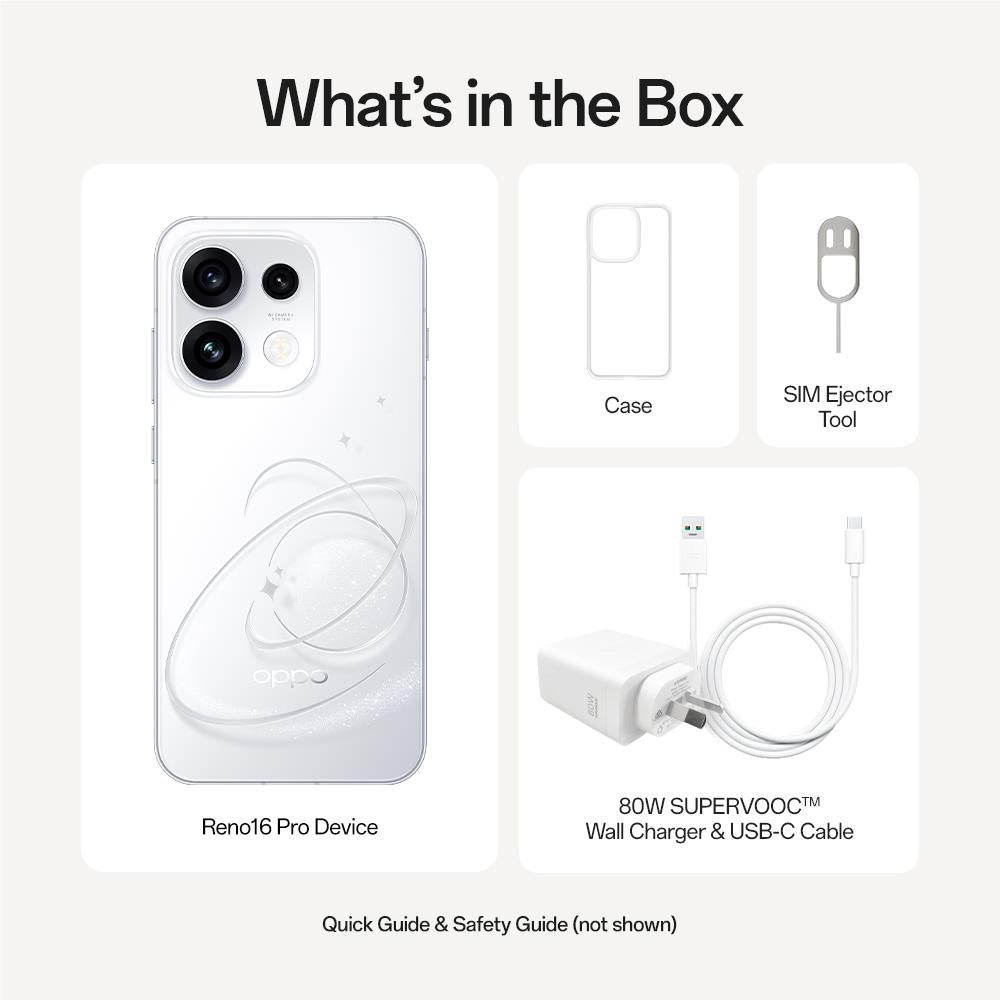 OPPO Reno16 Pro 5G 512GB (Pop White)