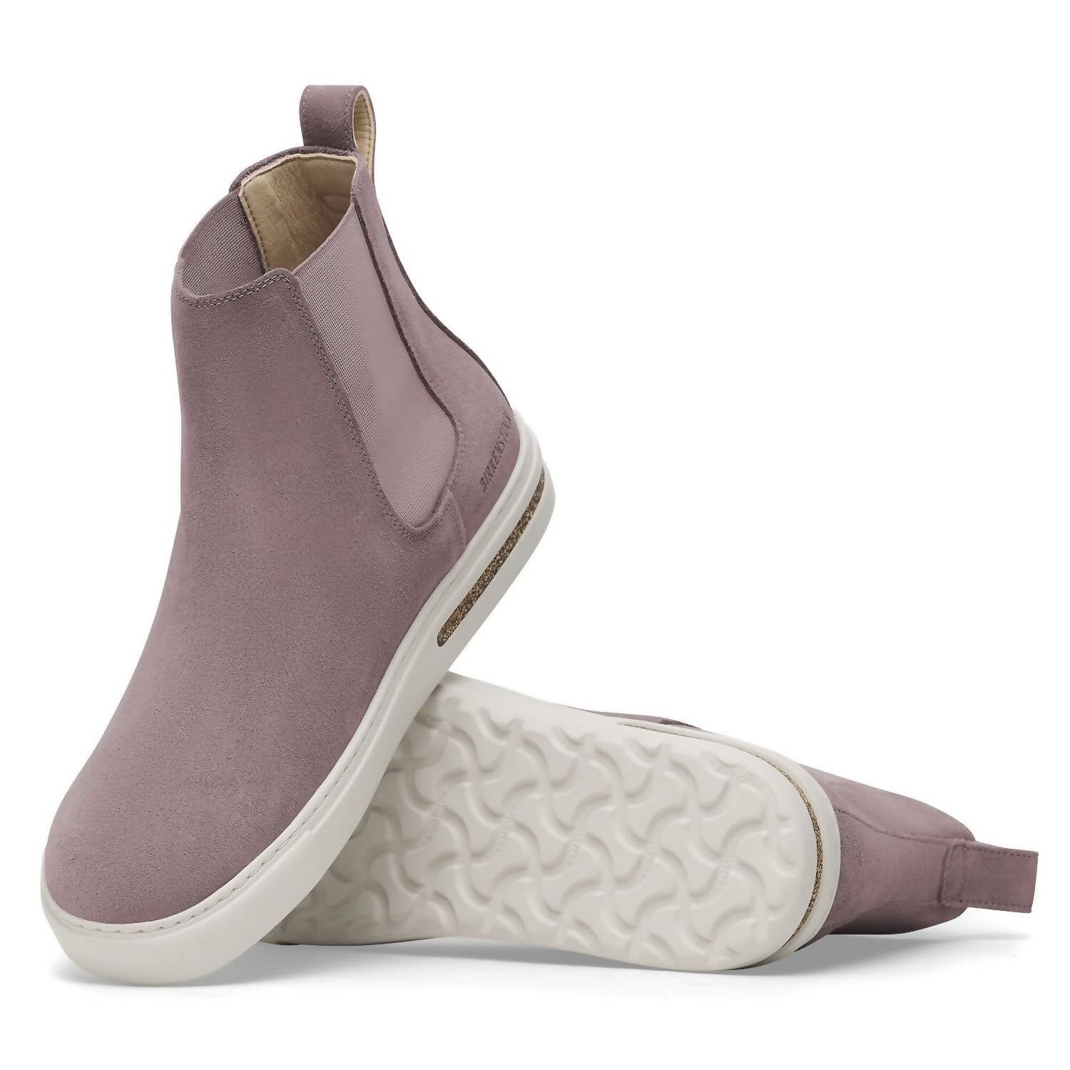 Women's Bend Chelsea Suede Leather Boots In Faded Purple