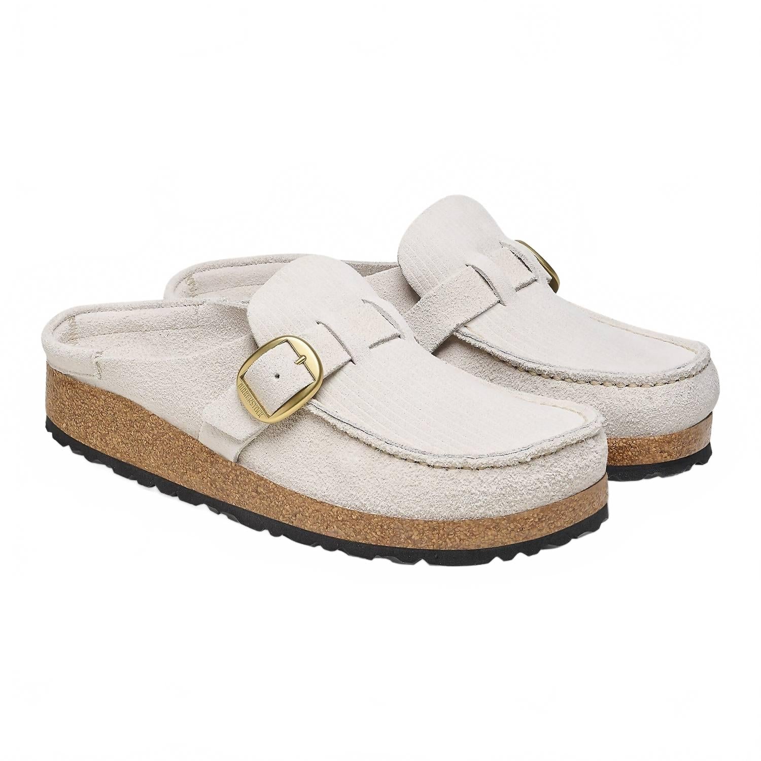 Women's Buckley Clog In Antique White Corduroy