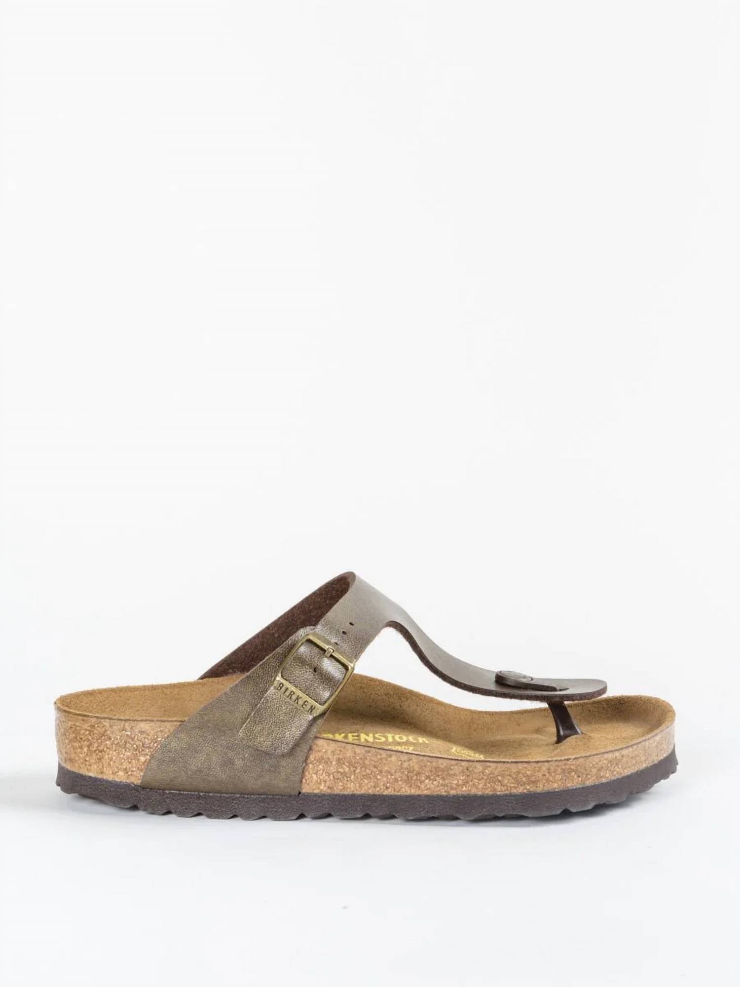 Women's Gizeh Sandal In Golden Brown