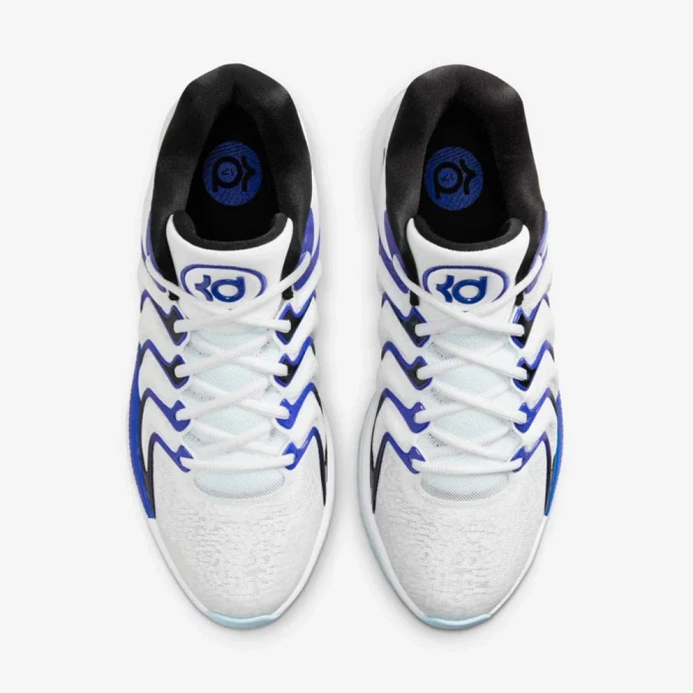 Men's Nike KD17 Penny Sneaker White Black Game Royal Basketball Shoes ZOGG1891