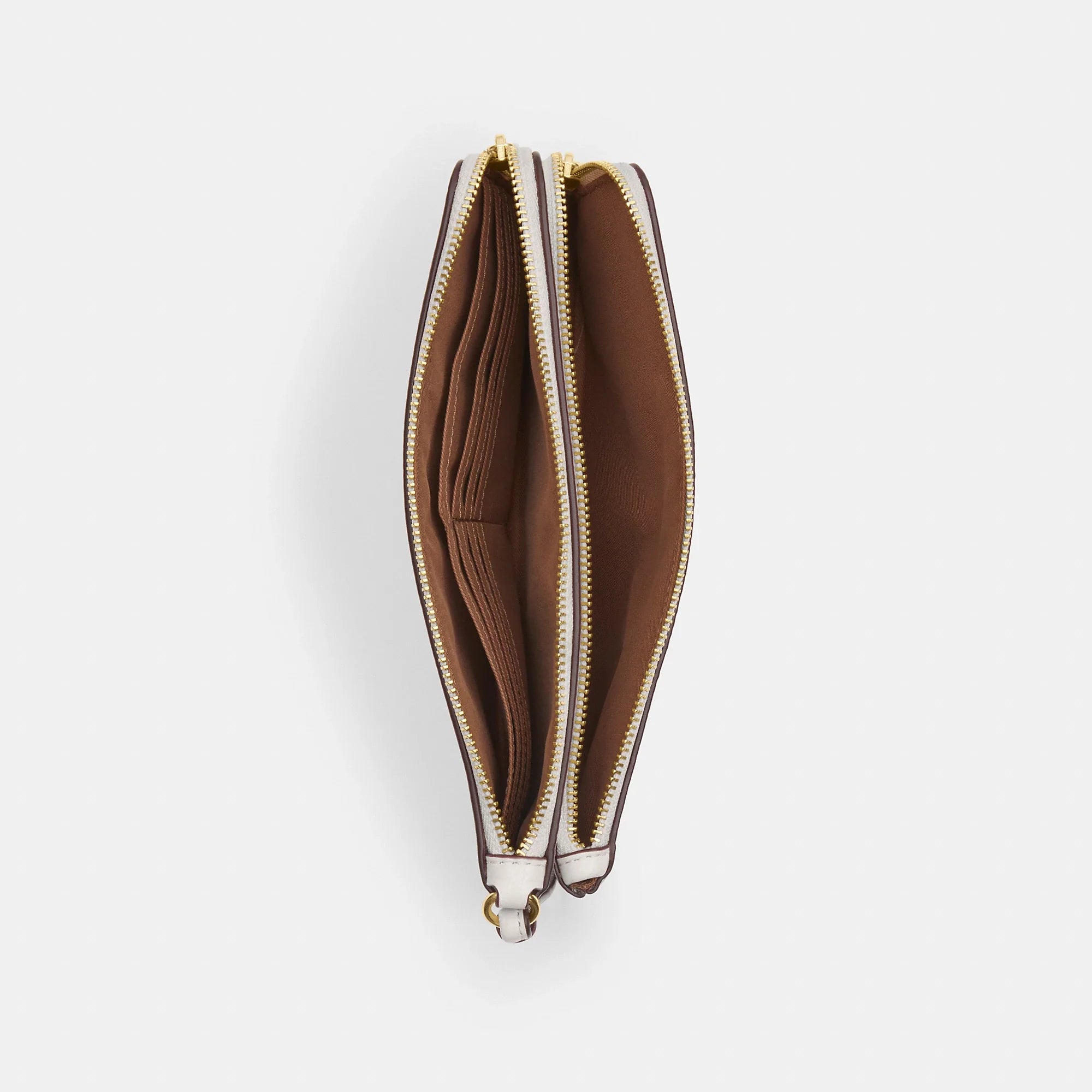 Coach Outlet Double Zip Wallet In Signature Canvas