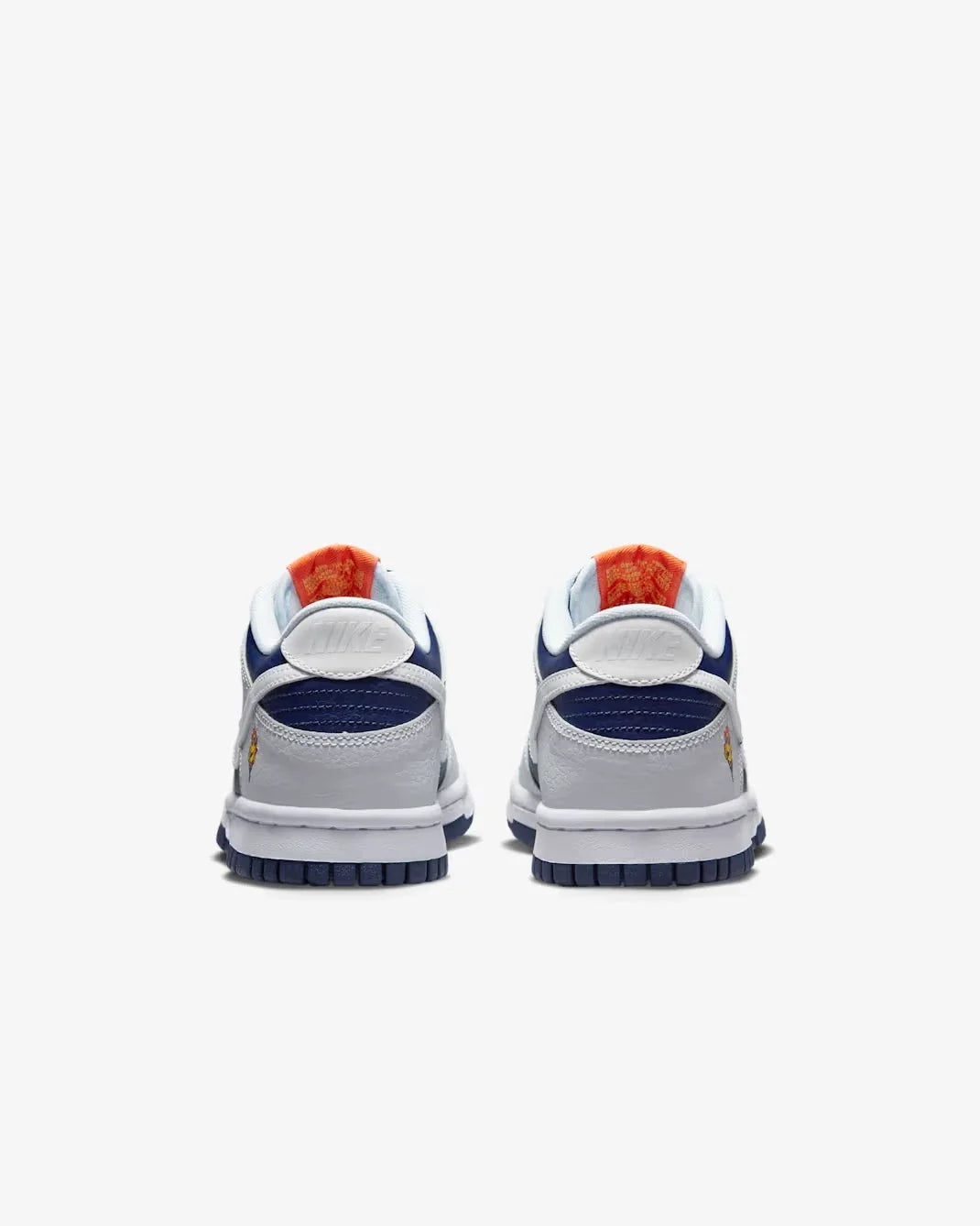 Youth Nike Dunk Low 'UV Reactive' FN6968- Navy Gray Lifestyle Shoes HTAT76