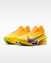Women's Air Zoom Alphafly 3 Running Shoes In Laser Orange/citron Pulse/volt Ice/indigo Burst