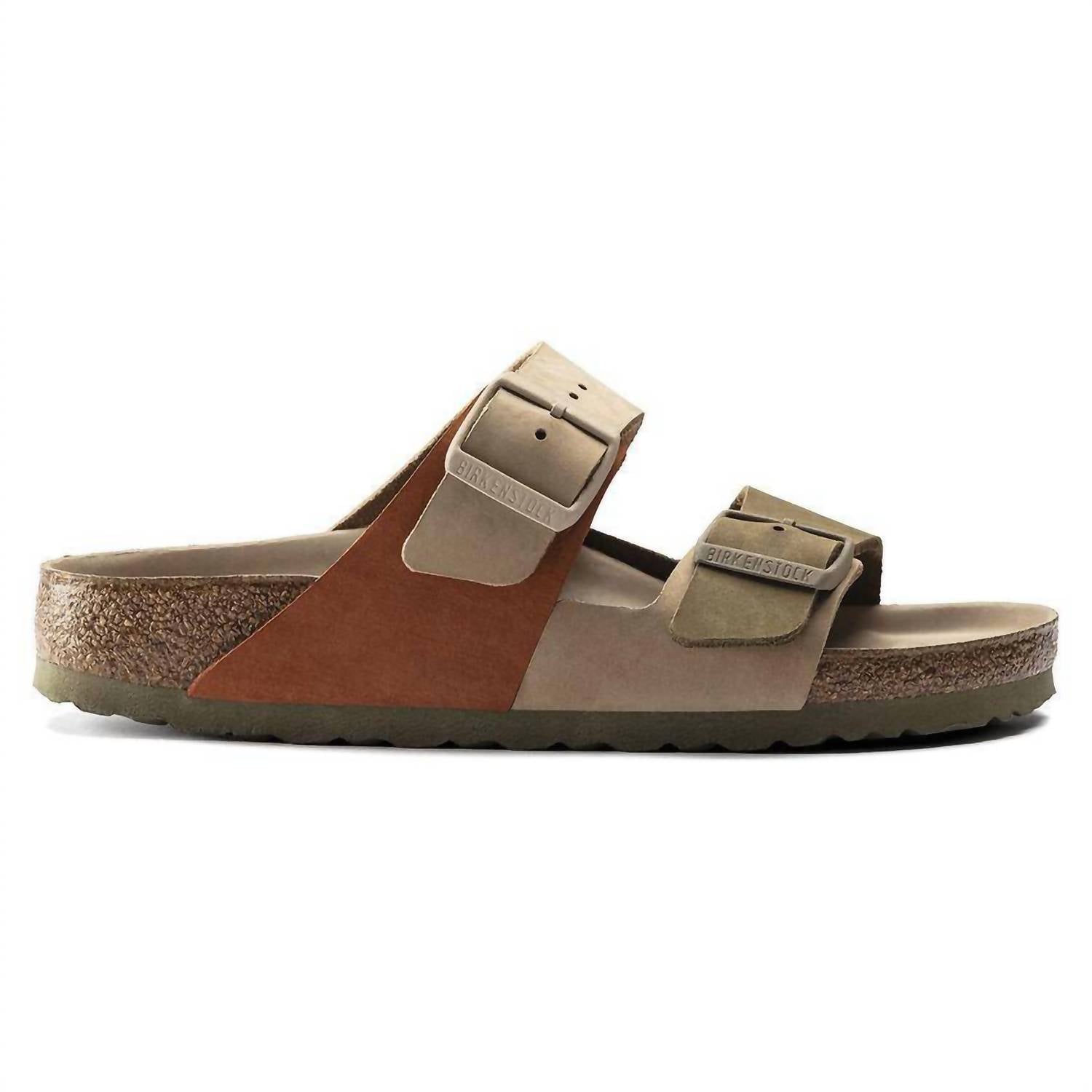 Women Arizona Split Sandals - Narrow In Sandcastle Faded Khaki