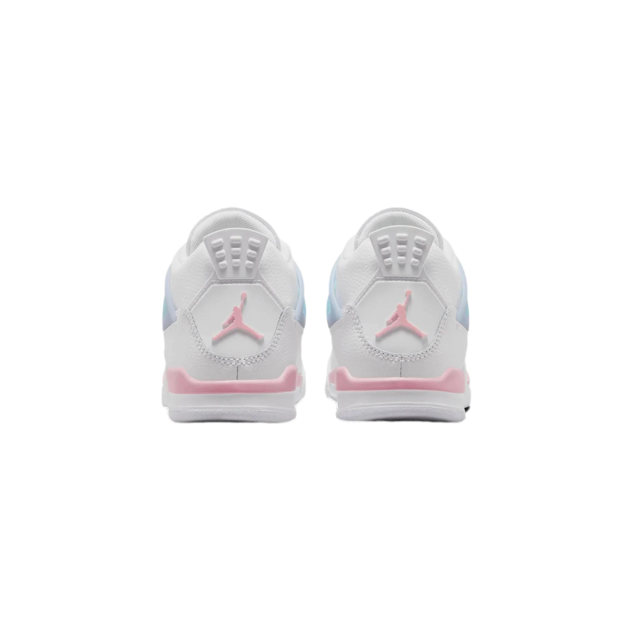 Nike Jordan 4 Retro White / Medium Soft Pink - Half Blue  IB7069-100 Pre-School