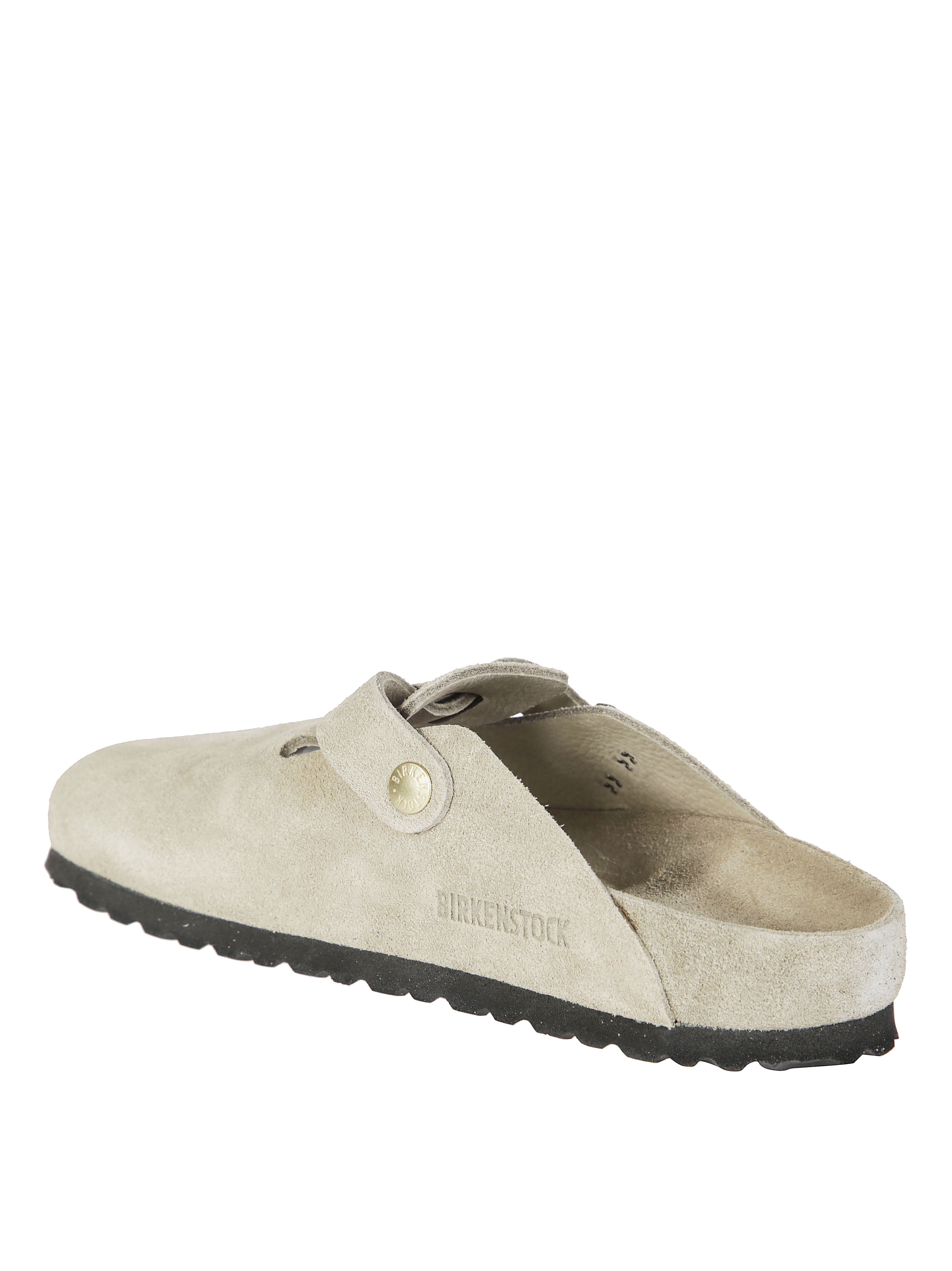 Suede Boston Metallic Buckle Loafers