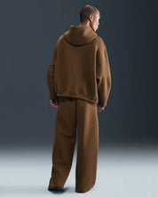 Nike Tech Fleece Hoodie Mens Mosswood Brown Kangaroo Pocket Pullover JAX1059