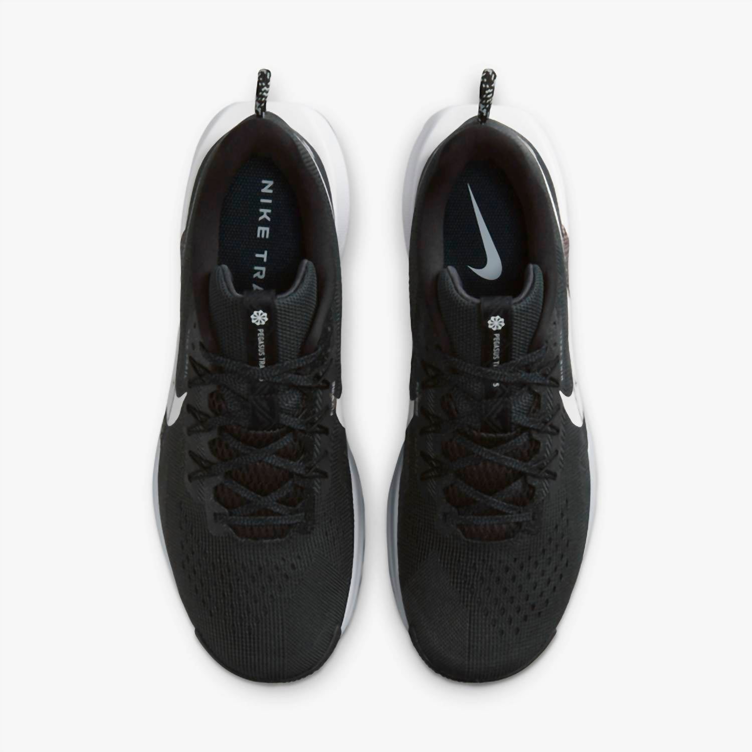 Men's Pegasus Trail 5 Shoes In Black/anthracite/wolf Grey/white