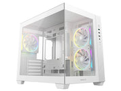 DeepCool CG330 3F WH Micro-ATX Case - White