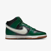 Men's Nike Dunk High DR8805-001 Sneakers Green Black Leather Lifestyle Shoes