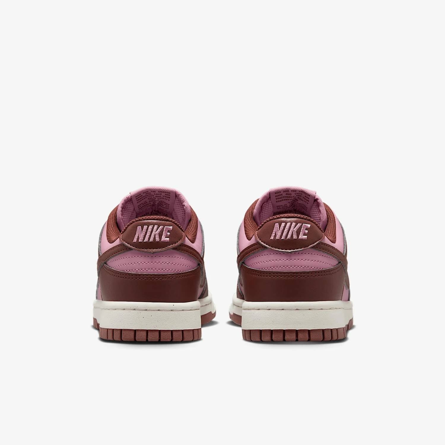 Women's Dunk Low Next Nature Shoes In White/dark Pony/sail/elemental Pink