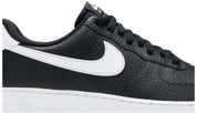 Nike Air Force 1 Low '07 Black White Pebbled Leather