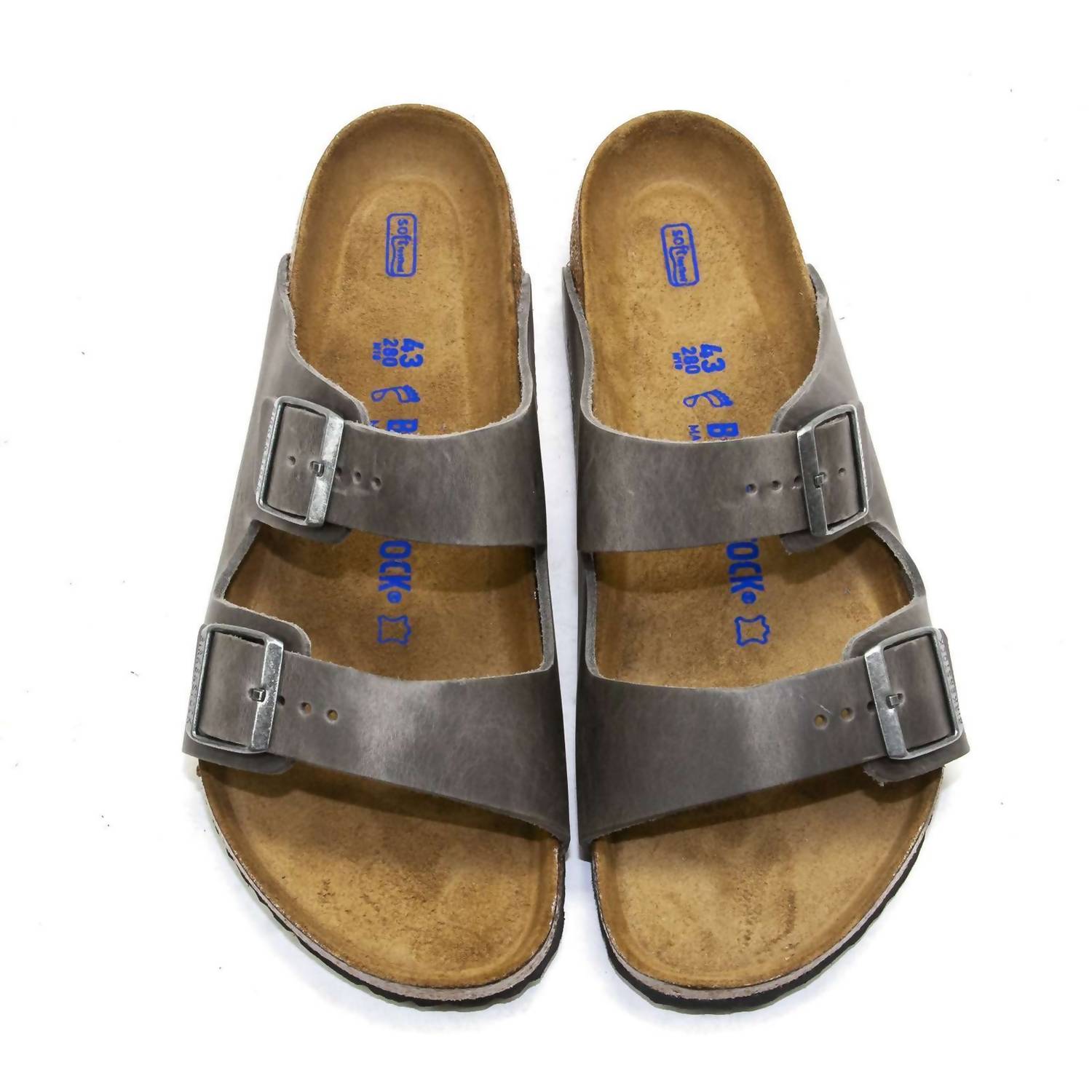 Men's Arizona Soft Footbed Sandals In Iron