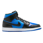 Men's Nike Air Jordan 1 Mid Black / Royal Blue / Black - White DQ8426-042
