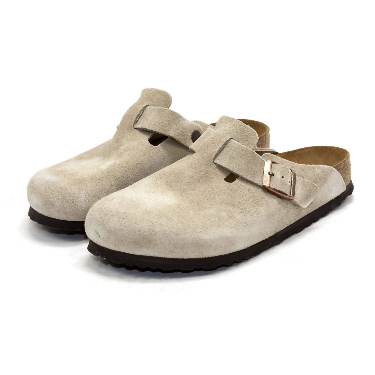 Women's Boston Soft Footbed Clogs In Taupe