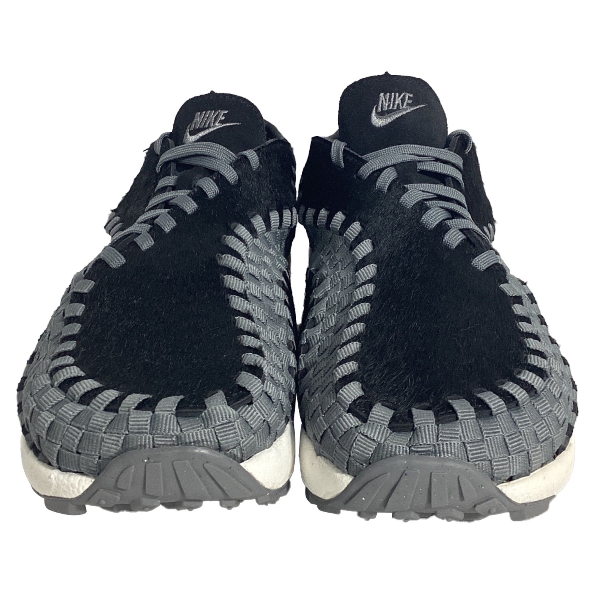 Nike Air Footscape Woven Sneakers in Black Pony Hair