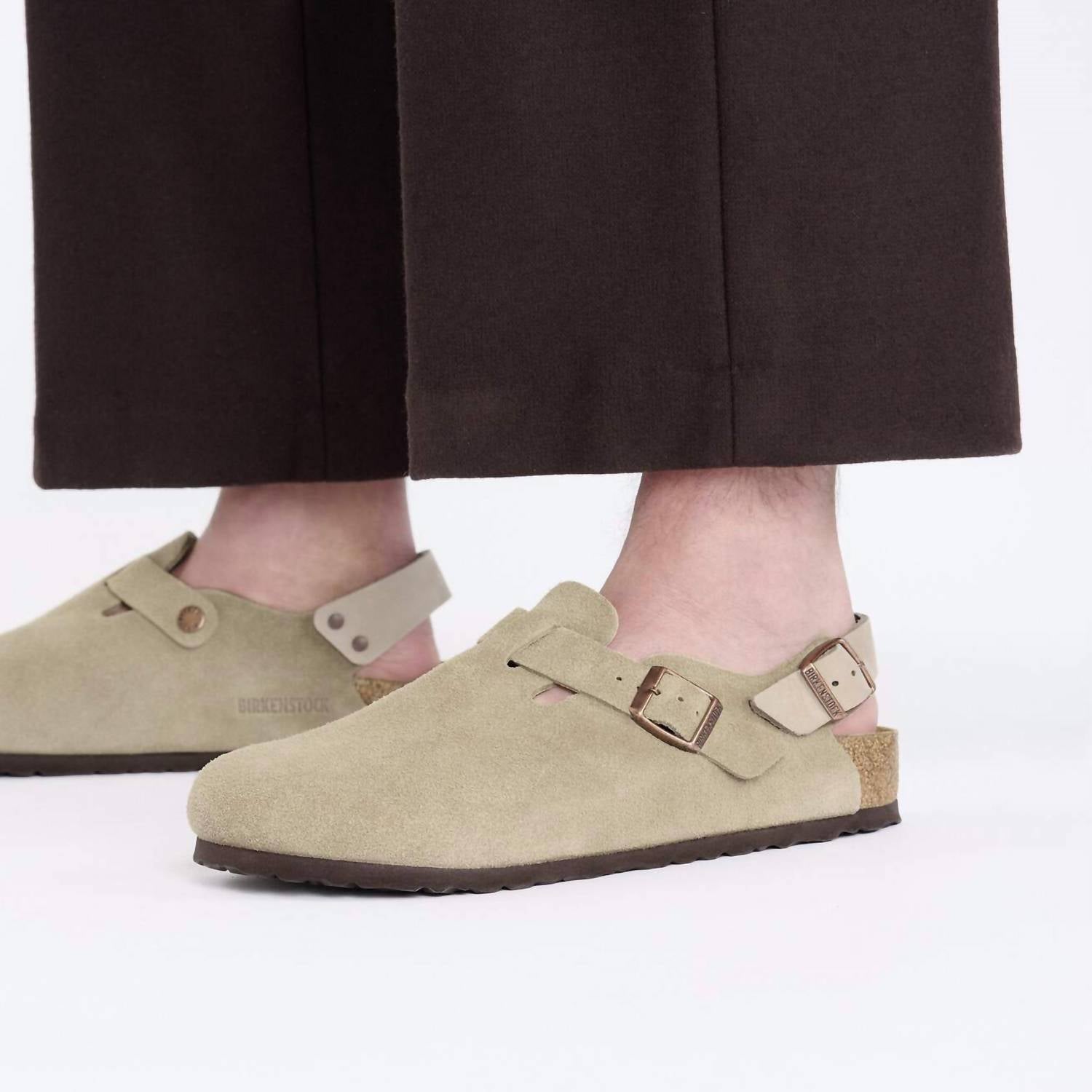 Women's Tokio Ii Suede Clogs In Taupe