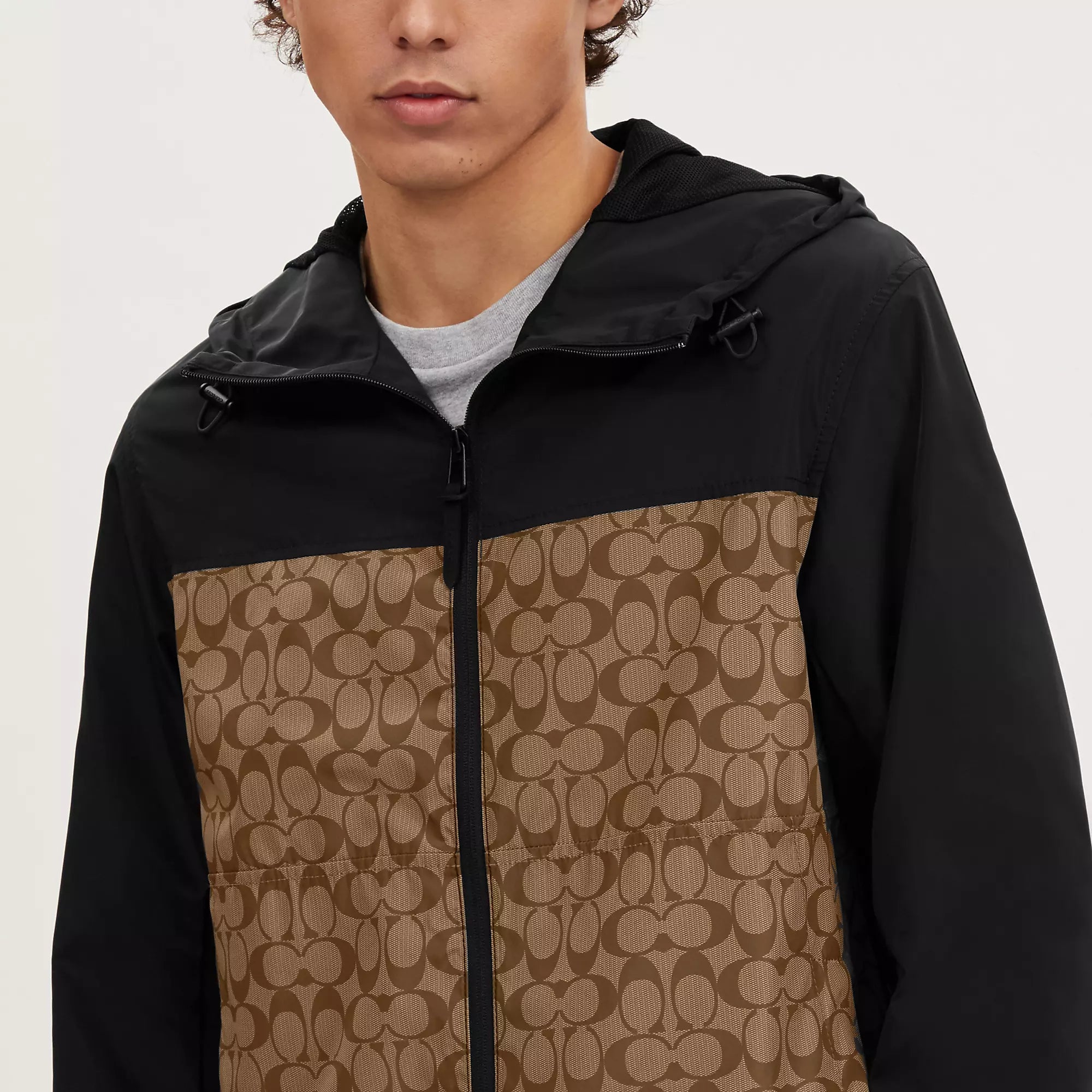Coach Outlet Signature Full Zip Windbreaker