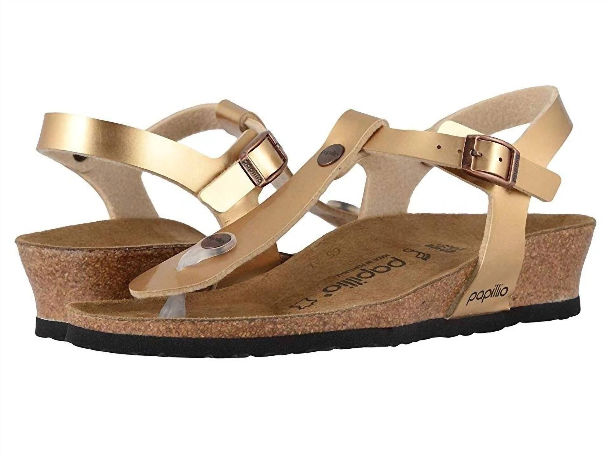 Women's Ashley Metallic Sandal In Copper