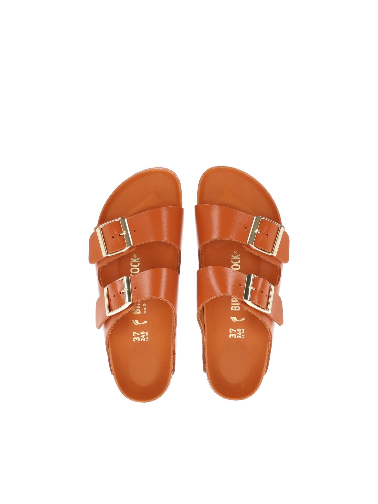 Kurkuma Arizona Natural Leather Slide Sandal