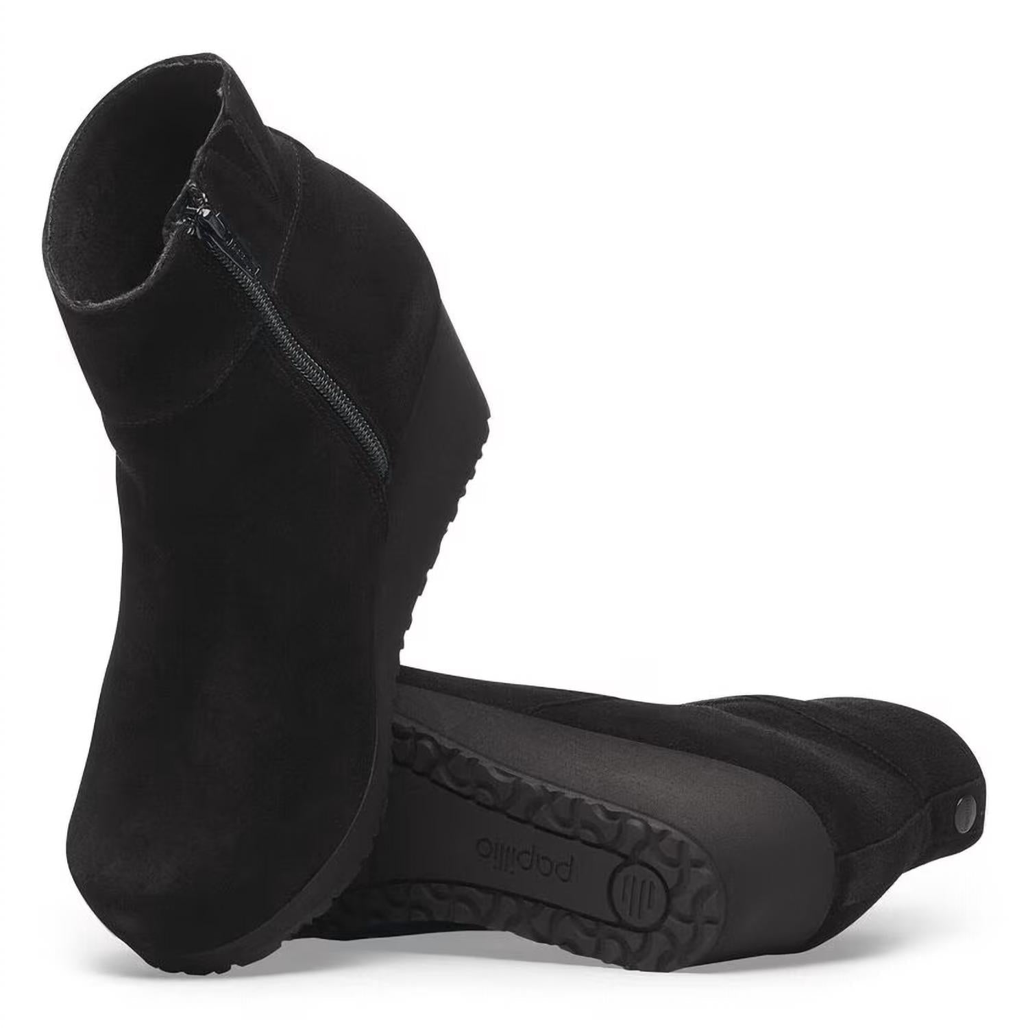 Women's Ebba Suede Leather Ankle Boot In Black