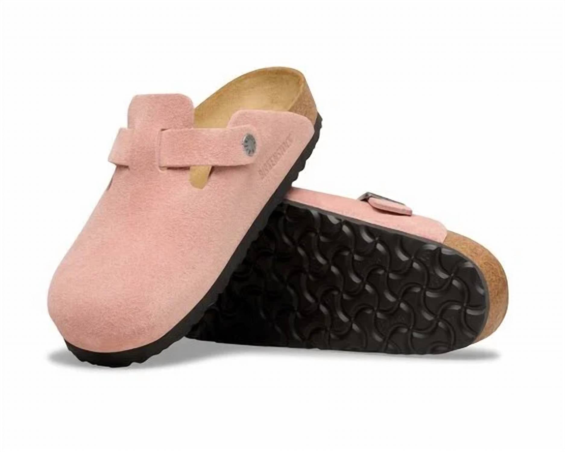 Women's Boston Clog In Pink Clay