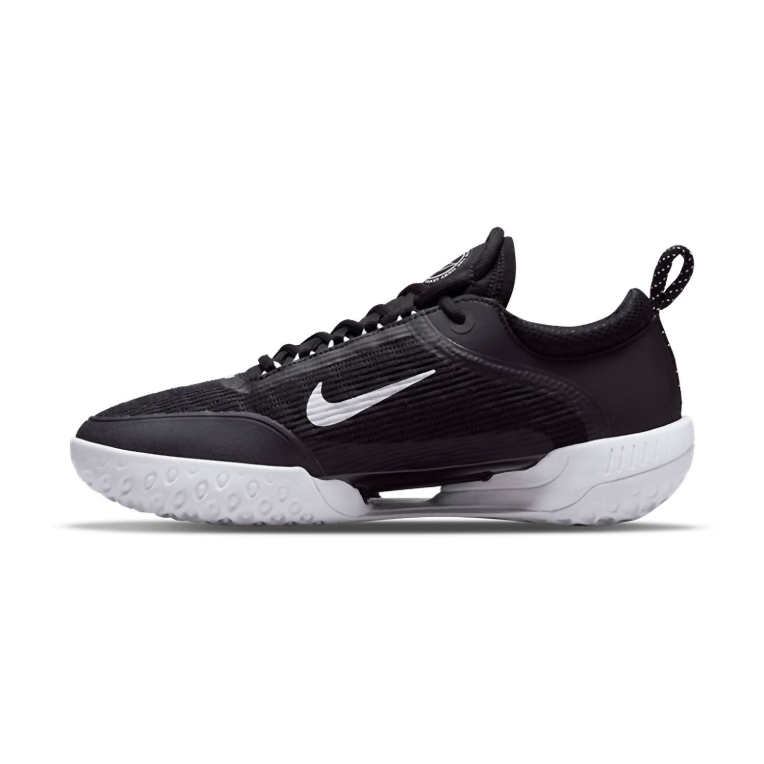 Men's Zoom Court Next Hard Court Tennis Shoes In Black/white