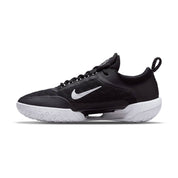 Men's Zoom Court Next Hard Court Tennis Shoes In Black/white