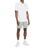 Court Dri Fit Solid Tennis Polo Shirt In White