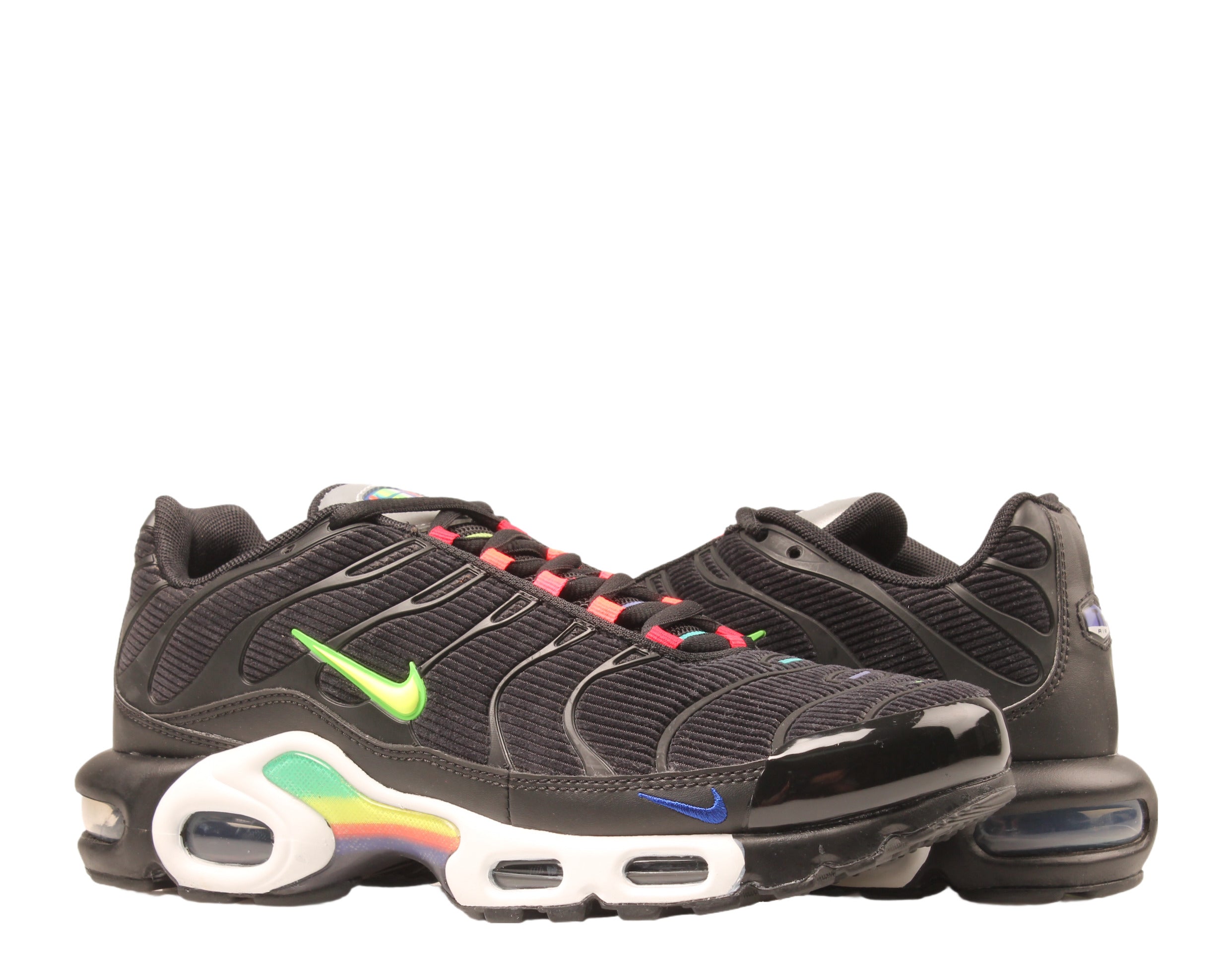 Men's Nike Air Max Plus SE Black/Lemon-Venom-White Running Shoes DA5561-001